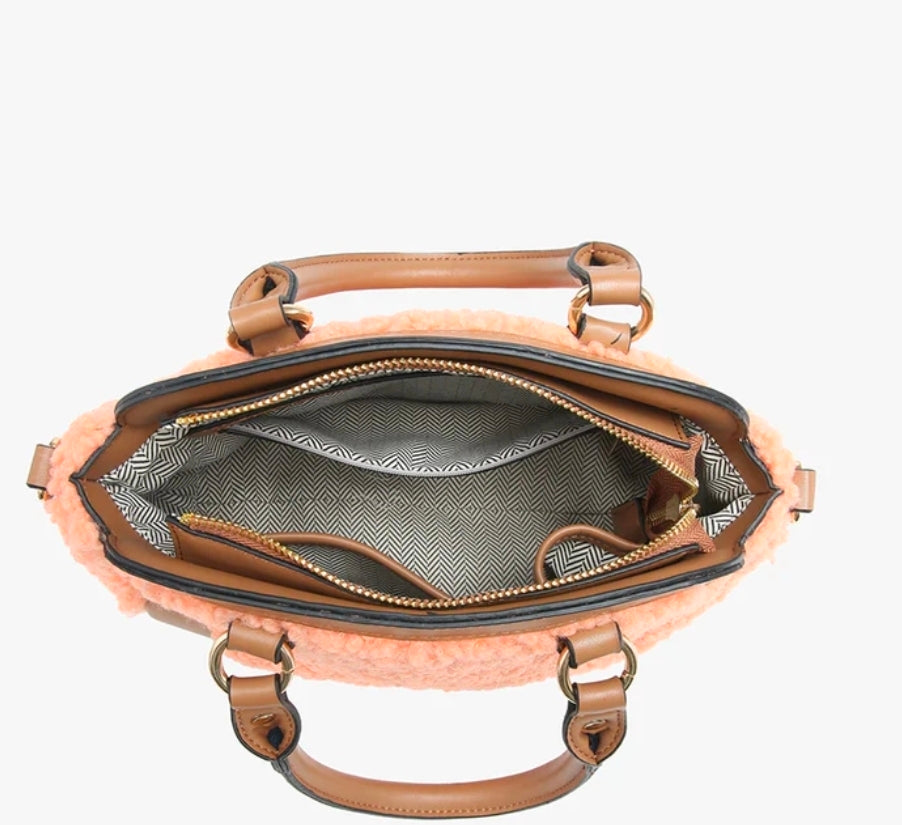 Mckay Vegan Sherpa Satchel