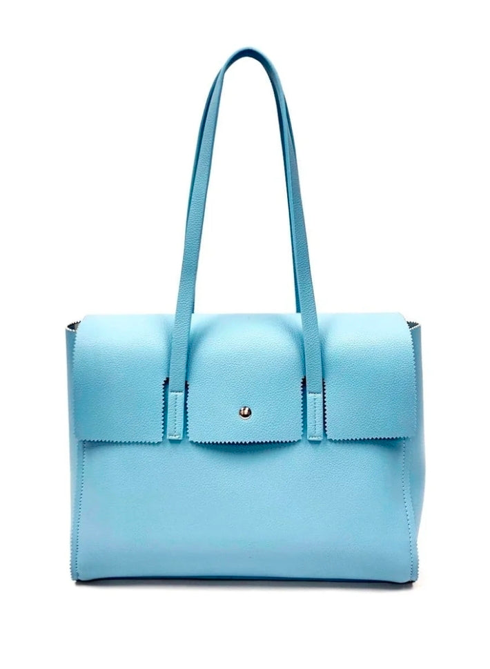 Everyday Tote w/ Gingham-Print Lining