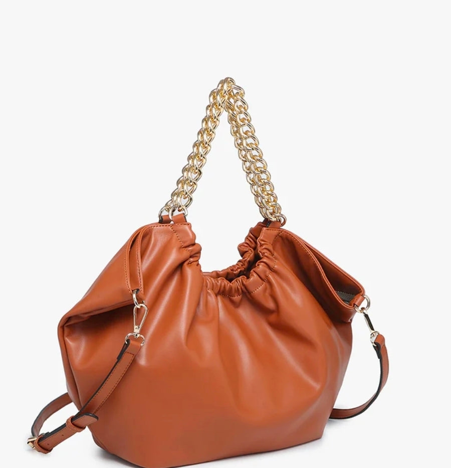 Stassi Vegan Slouchy Tote.          Jen and Co.