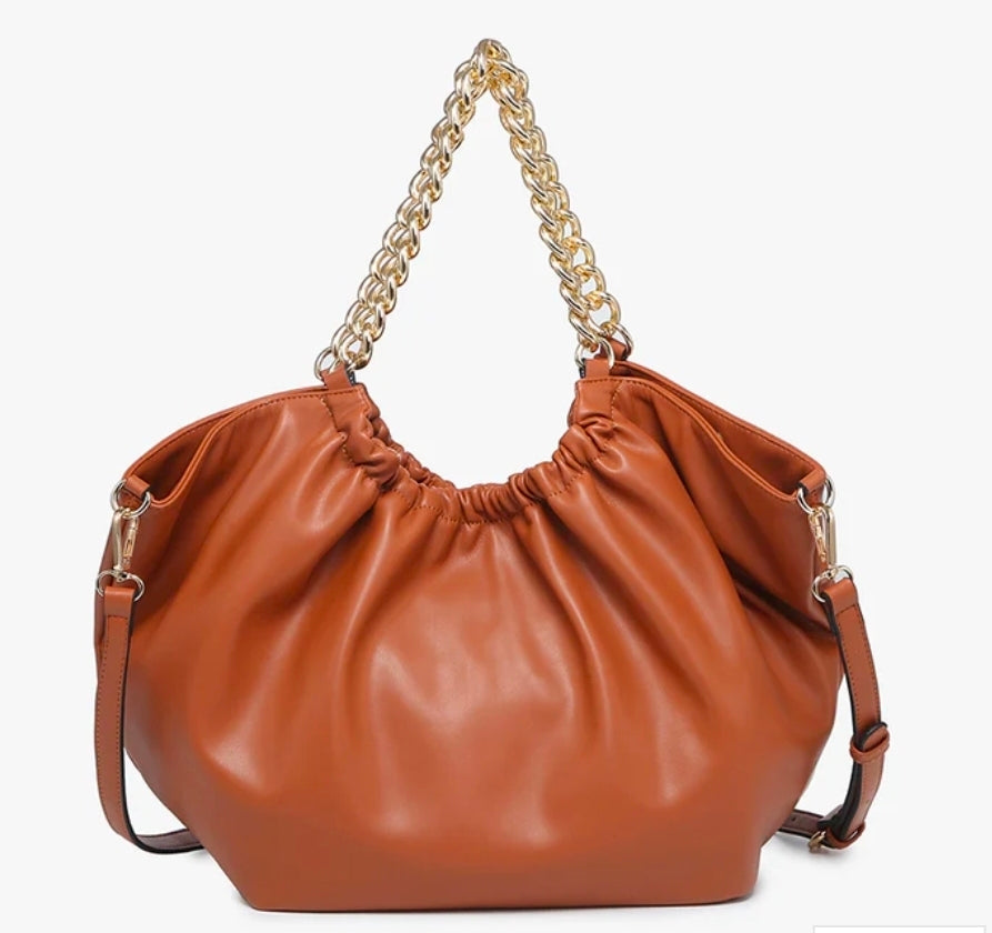 Stassi Vegan Slouchy Tote.          Jen and Co.