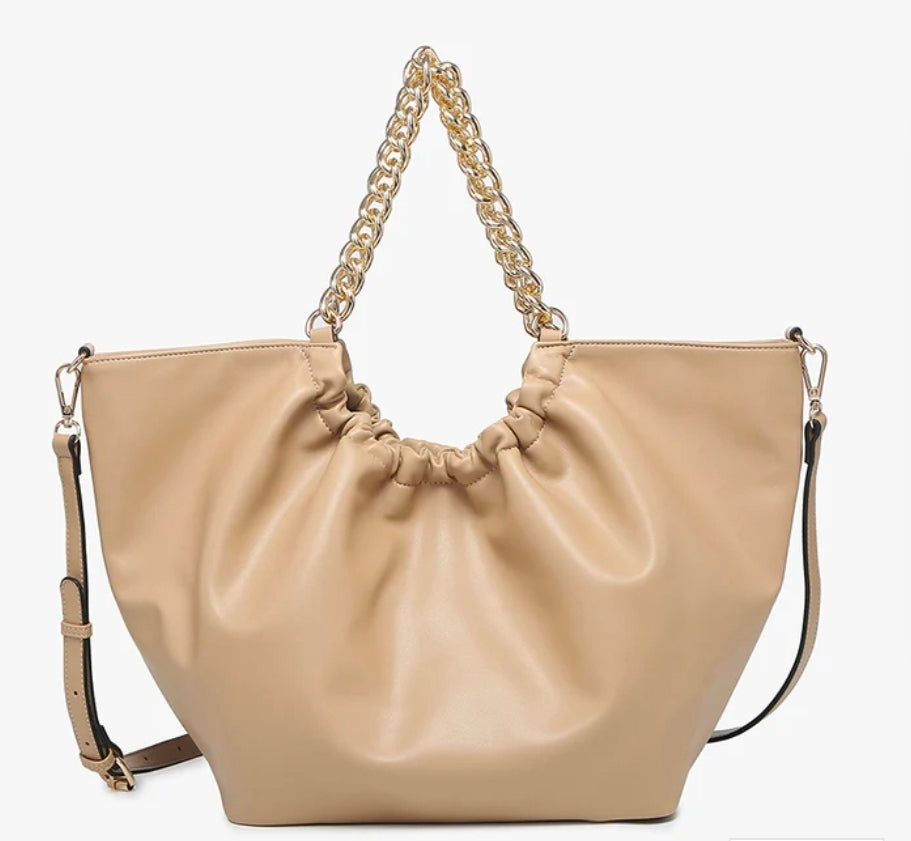 Stassi Vegan Slouchy Tote.          Jen and Co.