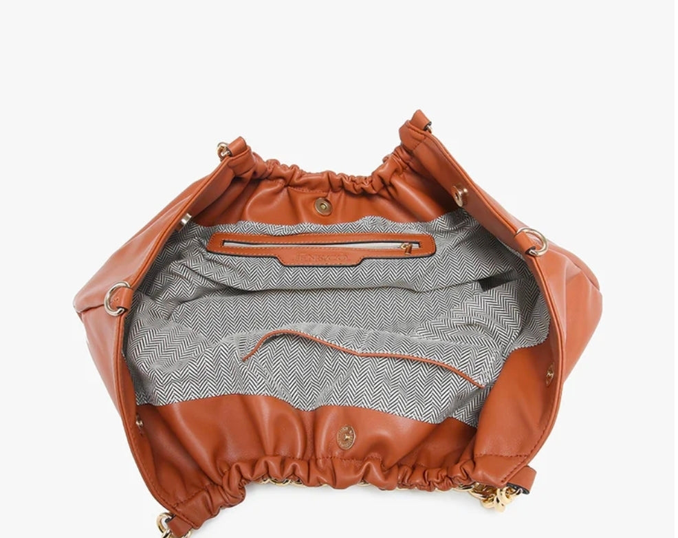 Stassi Vegan Slouchy Tote.          Jen and Co.