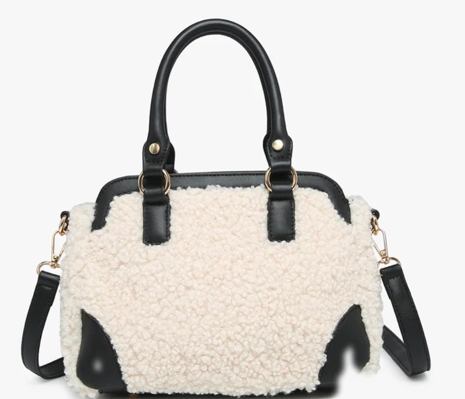 Mckay Vegan Sherpa Satchel