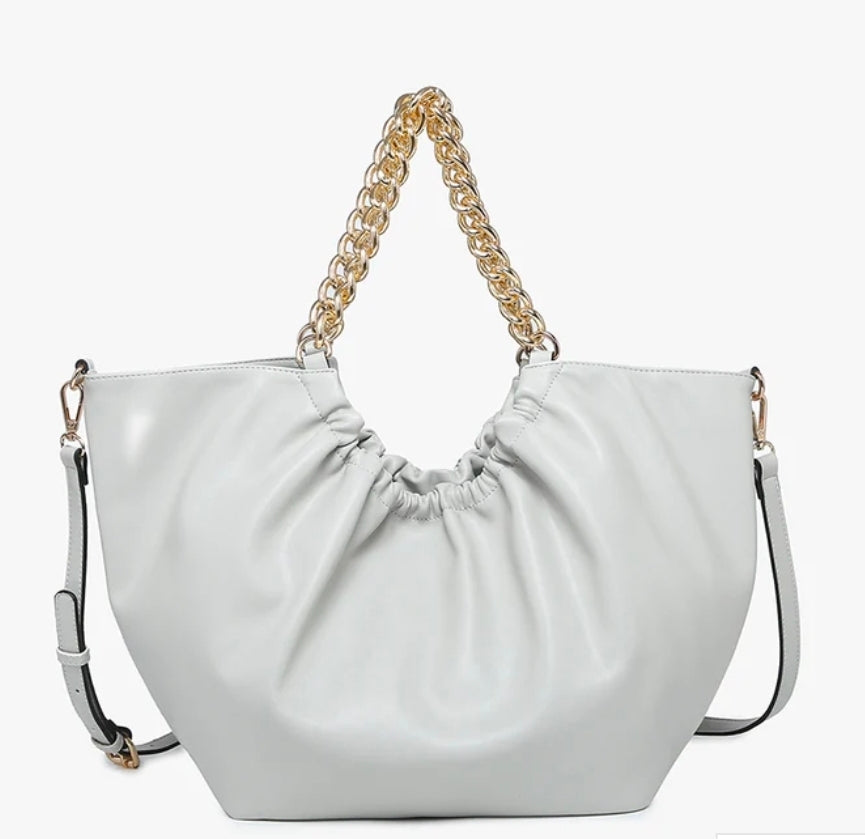 Stassi Vegan Slouchy Tote.          Jen and Co.
